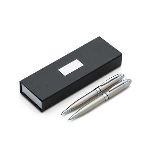 Conjunto Caneta e Lapiseira Metal